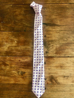 Pink Paisley Neck Tie